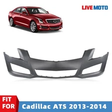 New Front Bumper Cover For 2013-2014 Cadillac ATS W/O Park Assist 22878683