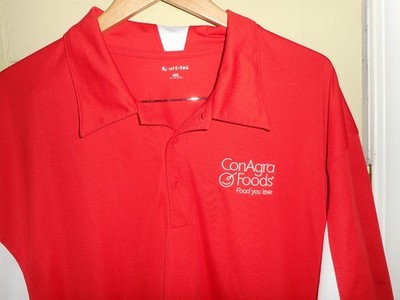 ConAgra Foods Brand Sport Tek By Port Authority Golf Polo Shirt - MENS 4XL - RED