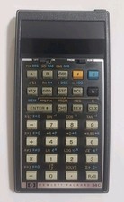 Vintage Hewlett Packard HP34C Calculator Programmable With Case Charger Battery