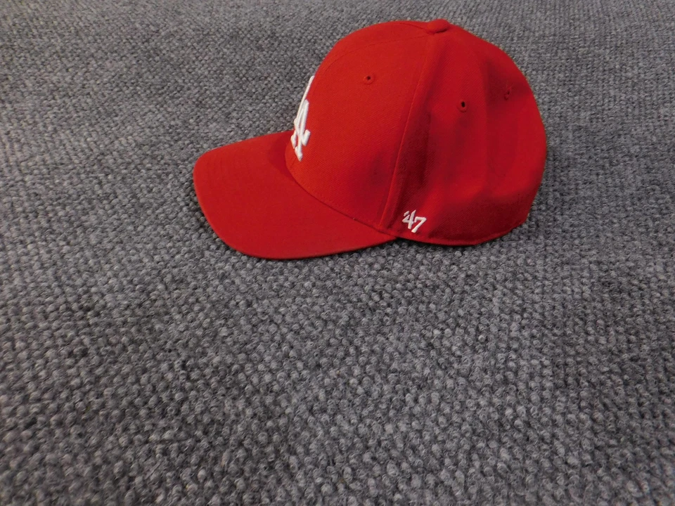 Gorra gorra de los Dodgers de Los Ángeles espalda a presión para hombre talla única roja MLB béisbol equipo OSFA Foto 3 de 4