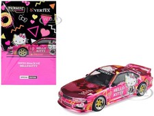 NISSAN VERTEX SILVIA S14 RHD HELLO KITTY 1/64 BY TARMAC WORKS T64G-018-HK2