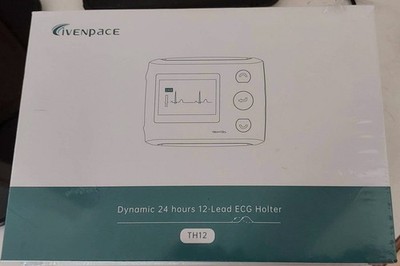 Livenpace 2025 New Portable 12-Lead Holter Monitor with AI ECG Analysis Software