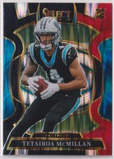 Tetairoa McMillan 2025 Panini Select Black & Red Flash Prizm Rookie Card #44