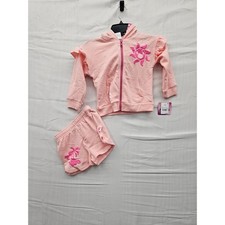 Disney Minnie Mouse Pink Hoodie and Shorts Set 3T Minnie's Surf Club MOG458HDS