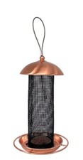 Wild Bird Feeder Hanging Finch, Metal Mesh Tube Bird Feeder Sunflower Seed New