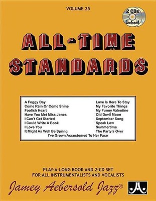 Jamey Aebersold | Jamey Aebersold Jazz -- All-Time Standards, Vol 25: Book &...