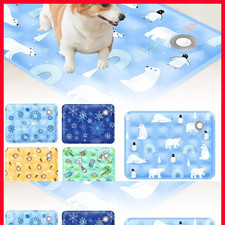 16"/20"/ 24" Pet Cooling Mat Cool Gel Pad Comfortable Cushion Bed Summer Dog Cat