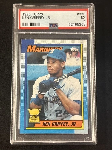 1990 Topps - Ken Griffey Jr #336 Psa 5