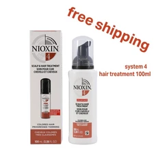 NIOXIN system 4 Scalp Treatment for Colored Hair progressed thinning 3.38 fl oz