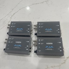lot of 4 AJA Hi5-3G 3G/HD/SD SDI to HDMI 1.3 Converter. no power supply included
