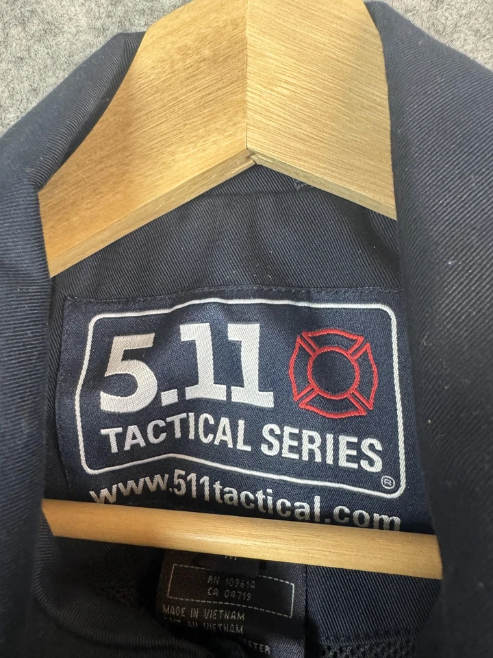5.11 Tactical Jacket Mens Medium Full Zip Windbreaker Concealed Pockets - Image 2 of 4