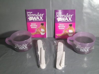 (2) Deluxe Microwaveable Wonder Wax Kit, 5 Ounce