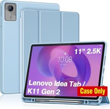 Case for Lenovo Idea Tab 11 2025, Slim Trifold Stand Cover with Shockproof TPU