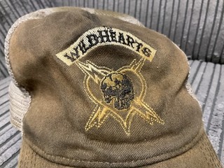 THE WILDHEARTS Official Merchandise Black & Grey Snapback Cap