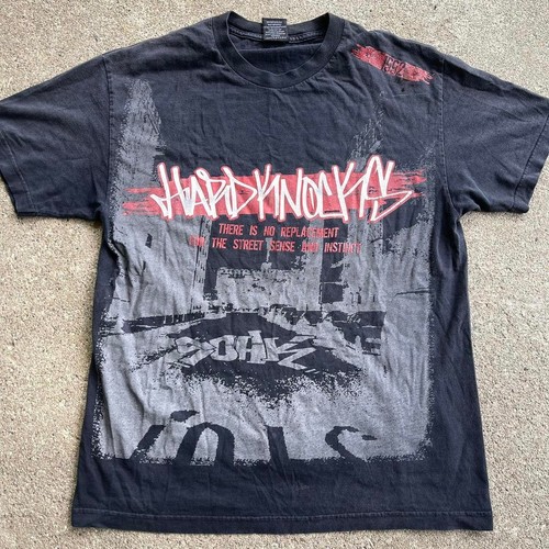 Camiseta vintage y2k sohk school of hard knocks talla grande graffiti hip hop rap - Imagen 1 de 5