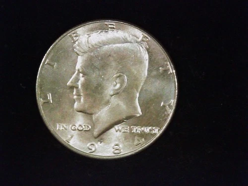 1984-P Kennedy Half Dollar AU++ (1). Free Shipping!