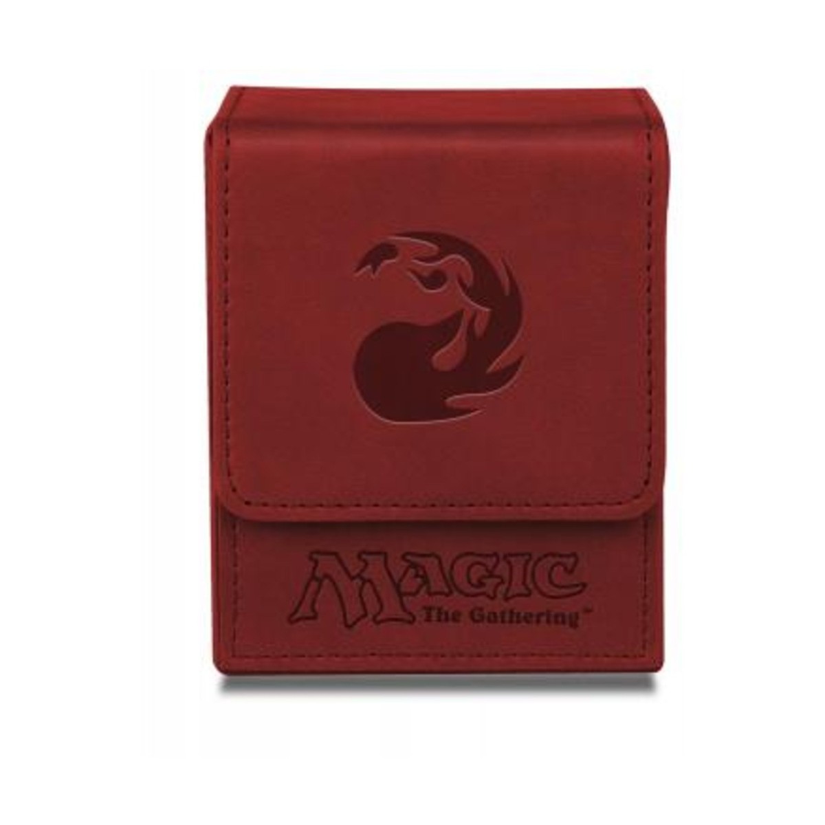 Ultra Pro Magic The Gathering MTG Mana Red Matte Flip Deck Box
