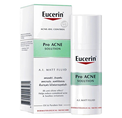 Eucerin Pro Acne A.I. Matt Fluid 50ml Antibacterial Blemish Prone Skin Solution