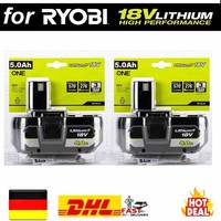 2X FüR Ryobi P108 Original Akku 18V 5,0Ah Lithium One Plus RB18L40 P108 Batterie