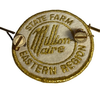 State Farm Eastern Region Millionaire Patch & Pins 