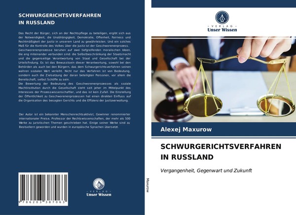 Alexej Maxurow | Schwurgerichtsverfahren In Russland | Taschenbuch | Deutsch-image