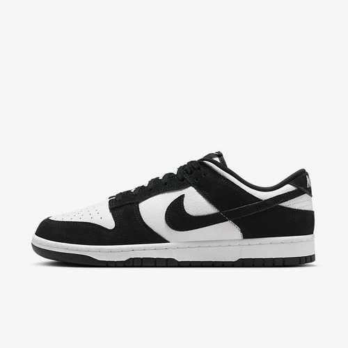 Nike Dunk Low Retro SE White Black Panda Lace Up Sneakers FQ8249-100 Men's Sizes