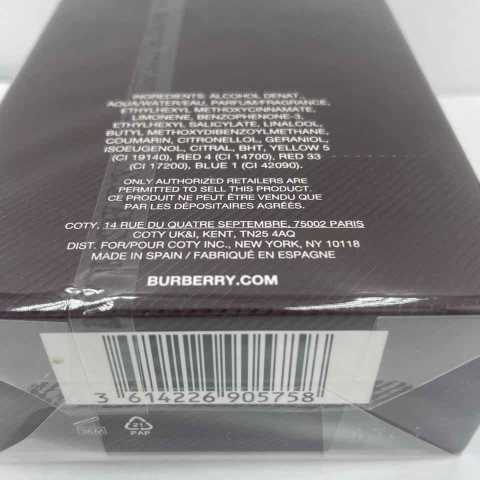 BURBERRY CLASSIC colonia para hombre EDT SPRAY 3,3 oz/100 ml NUEVO Y SELLADO Foto 3 de 4