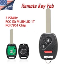 For 2010 2011 2012 2013 2013 Honda Insight CR-Z Keyless Entry Remote Key Fob 3B