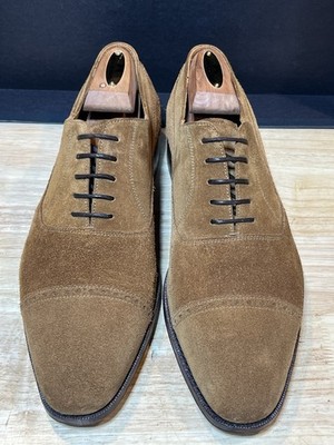 Yanko Men s Suede Leather Balmoral Oxfords U.S. Sz 11M Made In Spain   EUC