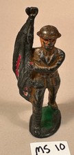 Metal Soldier Flag Bearer, Tin Hat MS10