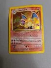 Charizard Base Set Holo Pokemon Card Scratches And Damaged.