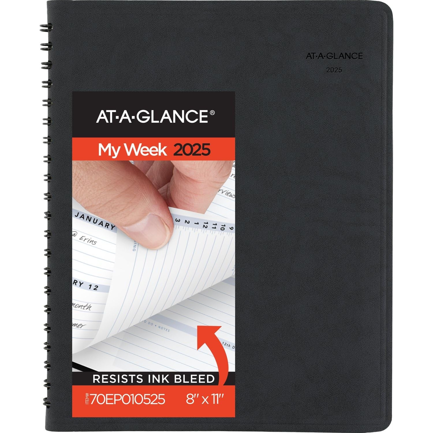 2025 Weekly Appointment Book Planner Large 8x11 Action Planner  
