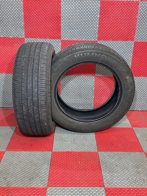 2x Used 215/55 R17 Kumho Solus TA31+ Tires 7-8/32 Tread 215/55/17