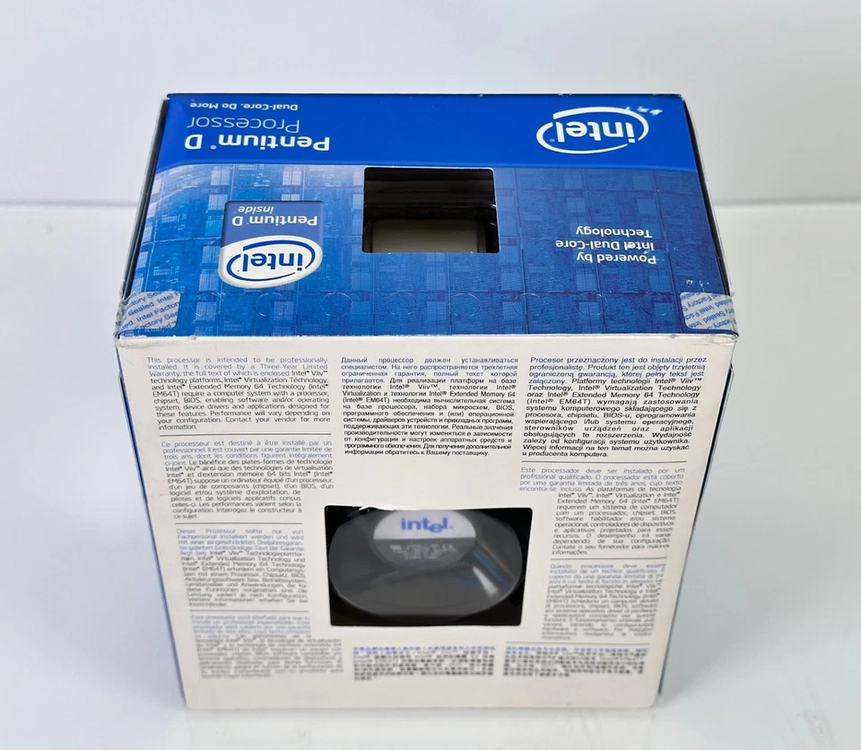 (NEW) Intel Pentium D Processor 950+ 3.40Ghz 800MHz FSB 2x2 MB - Image 4 of 4