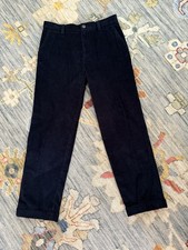 Brooks Brothers Fleece Corduroy Pants Classic Fit Blue Boys Size 14