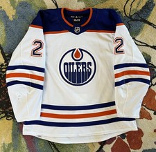 Edmonton Oilers Evan Bouchard Game Worn Jersey 22/23 Adidas w/ Photomatch & LOA