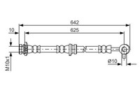 Bosch Bremsschlauch VL 1987481572