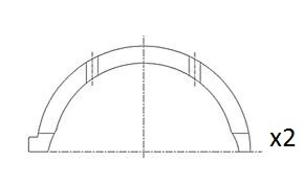 Distanzscheibe Kurbelwelle FAI Autoparts BT3043-STD FüR Landrover Discovery L550-image