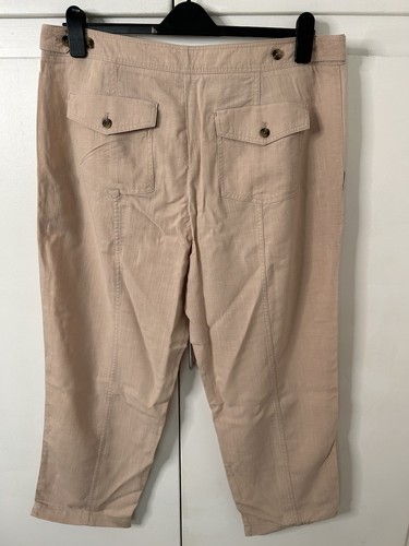M&S Per Una Womens Apricot Summer Trouser - Size 18 - Picture 5 of 5