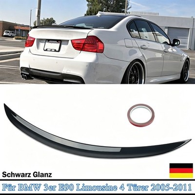 Für BMW 3er E90 Limo 325i M3 2005-2011 Heckspoiler Spoilerlippe Flügel M Optik