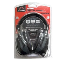NEW Walker's Digital AM/FM Radio Hearing Protection Earmuffs NRR 25dB