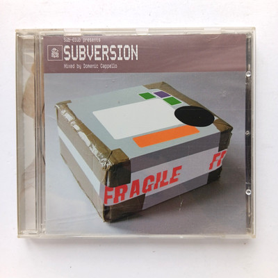 Subversion Mixed by Domenic Cappello CD 2000 Electro, Techno, Deep House