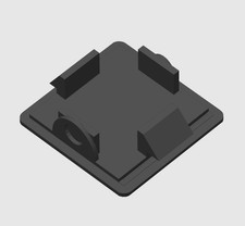 1x Abdeckung Abdeckkappe Abschlepphaken passend für BMW E30 30x30mm