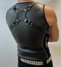 Custom Leather Suspenders, Groomsmen Gift, Gentleman Fashion Harness