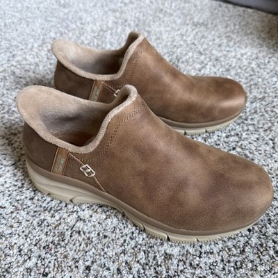 Skechers Slip-ins Shoes Easy Going Modern Hour Women's Size 7 Tan Brown 167872