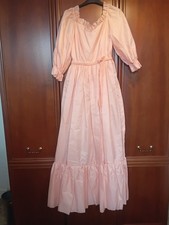 Vintage 1980's Pronuptia De Paris Apricot Bridesmaid Dress