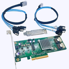 SAS HBA 9211-8I IT Mode P20 ZFS FreeNAS unRAID  2 SFF-8087 SATA LSI 6Gbps US