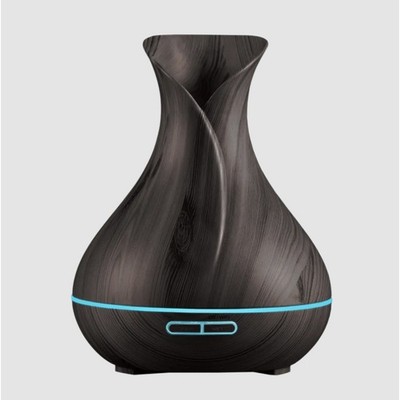 ASASUKI 400ML Wood Grain Aroma Humidifier LED Changing Mood Light