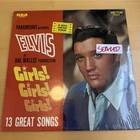 SEALED! 1970s Elvis Presley Girls Girls Girls Vintage US Press Stereo LP RCA