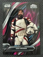 2025 Topps Chrome Star Wars Ezra Bridger Mustafar Black Refractor 7/10 SSP